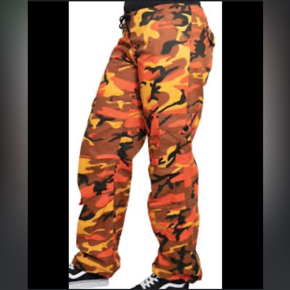 Rothco Camo Combat Army Fatigue Jogger Pants Sz XS